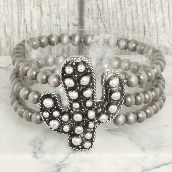 Western Bubble Cactus Bead Bracelet - Picture 1 of 2